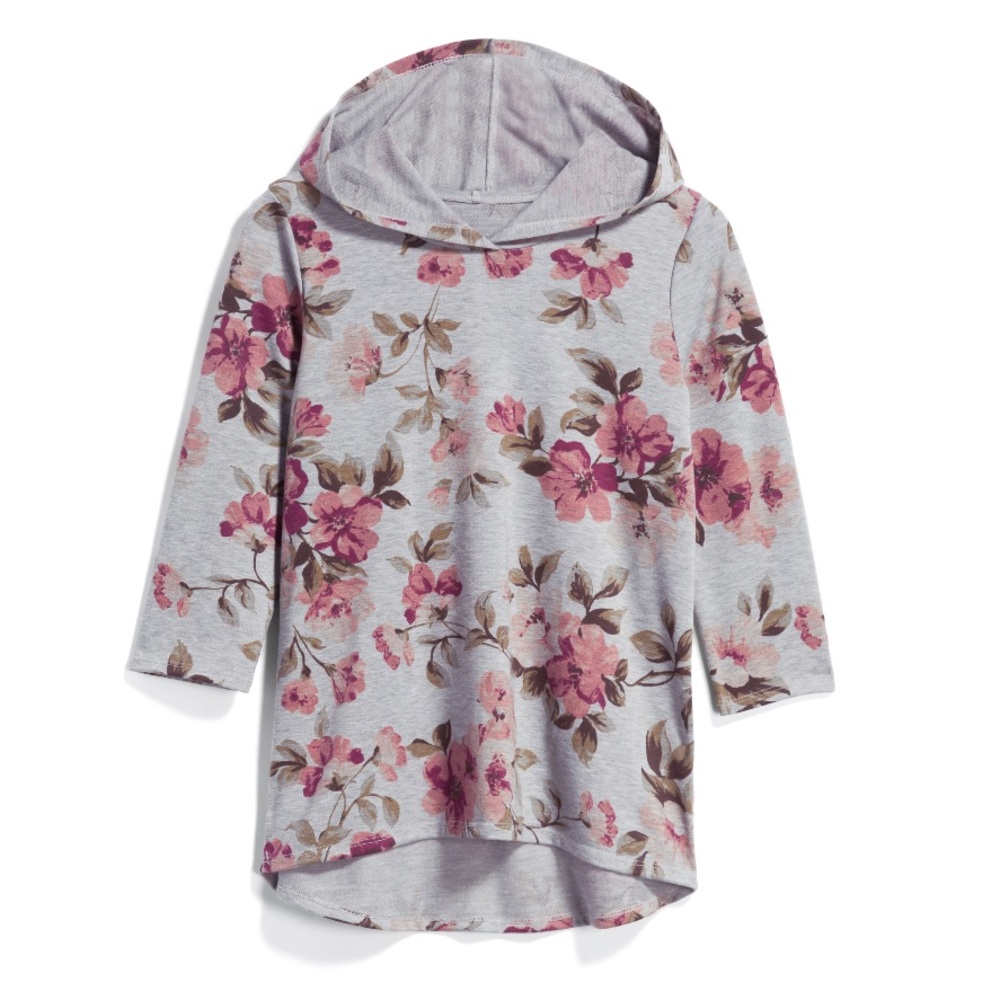 Half Sleeve Floral Knitted Top
